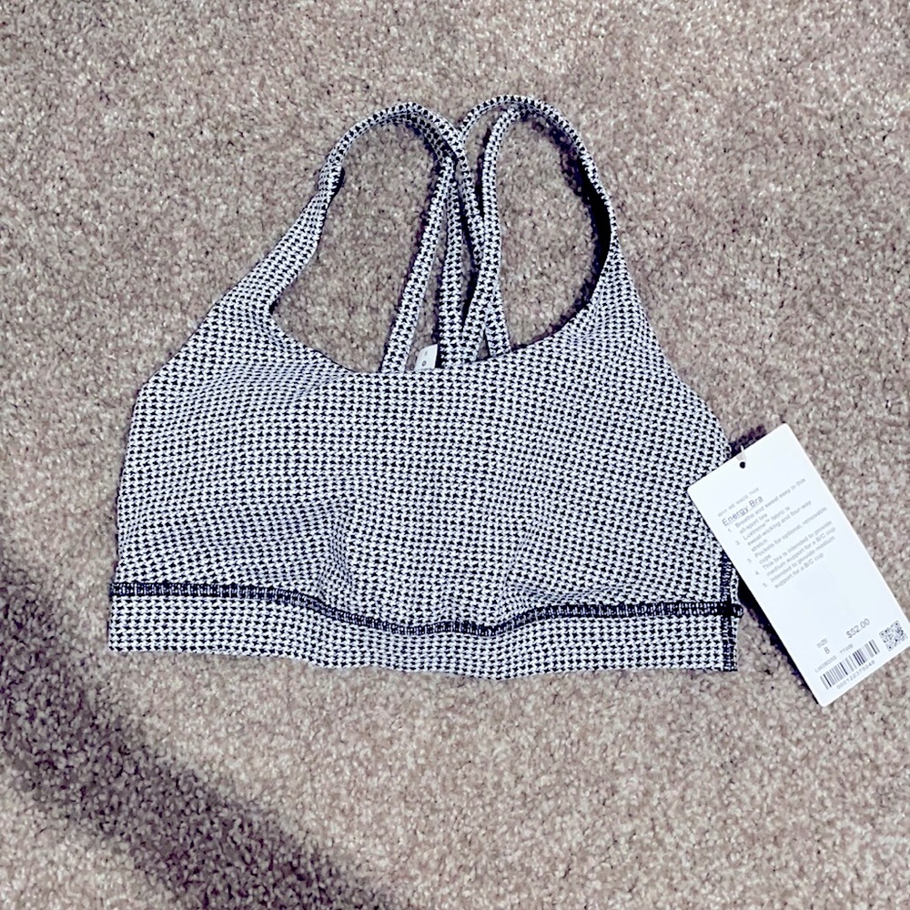 Lululemon energy bra size 8